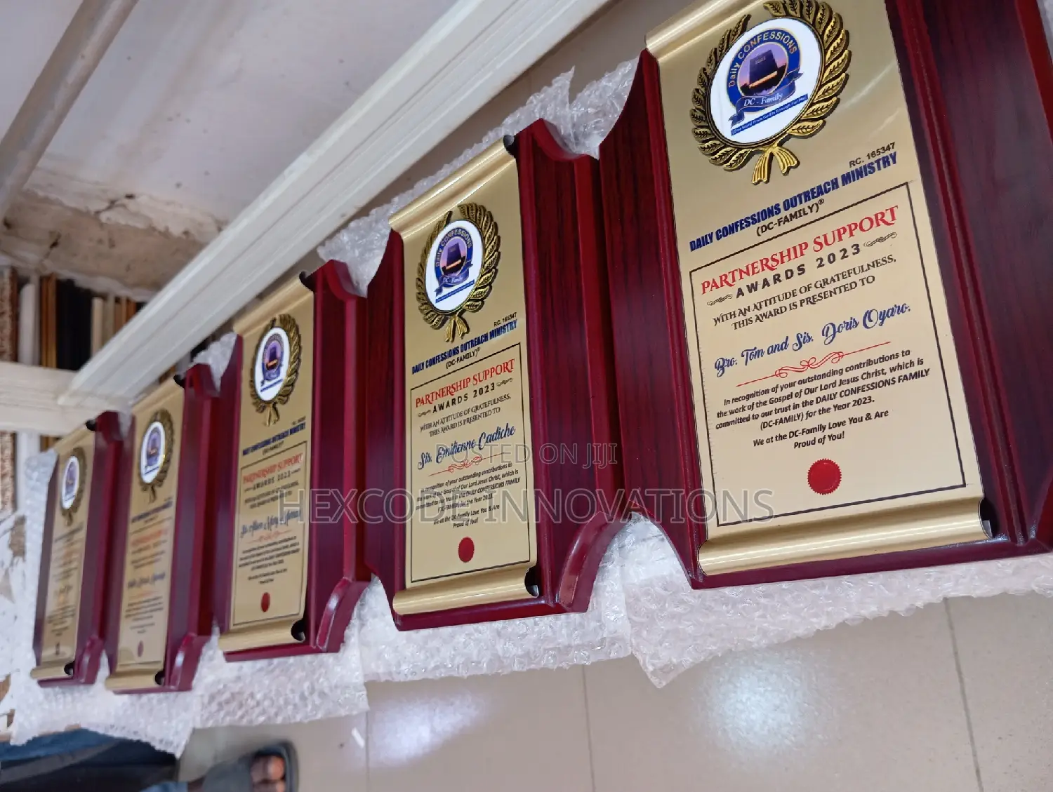 Wooden, Acrylic, Crystal Award Plaque