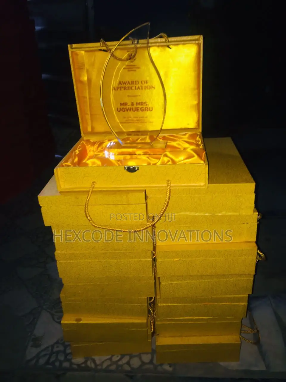 Wooden, Acrylic, Crystal Award Plaque