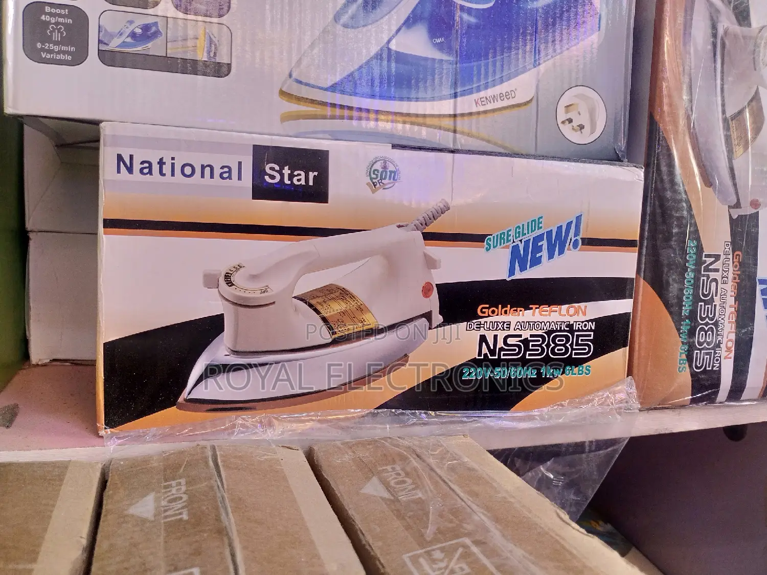 National Star De-Luxe Automatic Iron