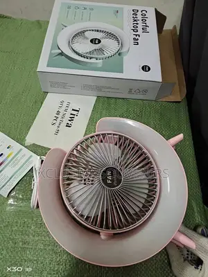 USB Charging Color Fan Light