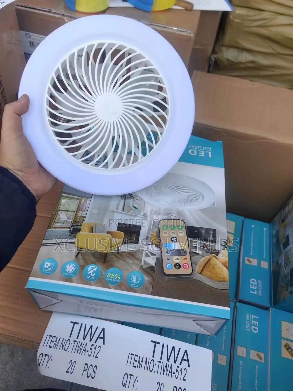 Led Multifunction Fan Light With Remote Control
