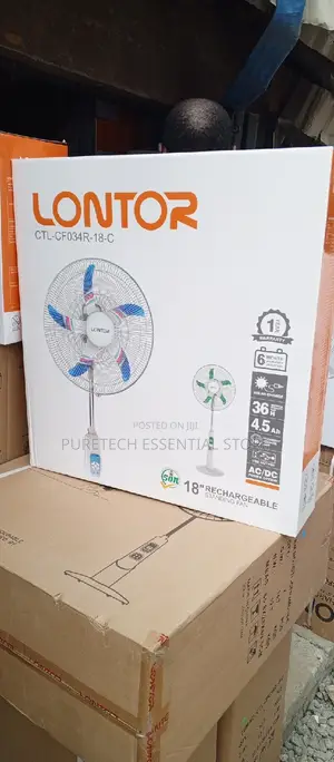 Rechargeable Lontor 18inchs Fan