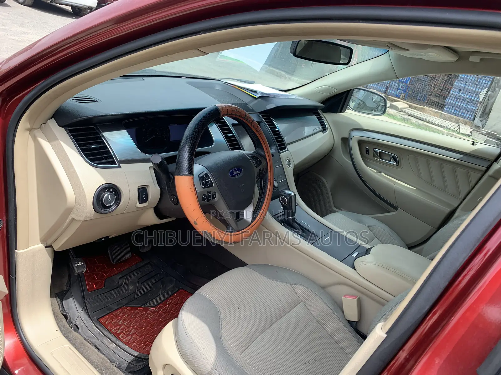 Ford Taurus SEL 2013 Red