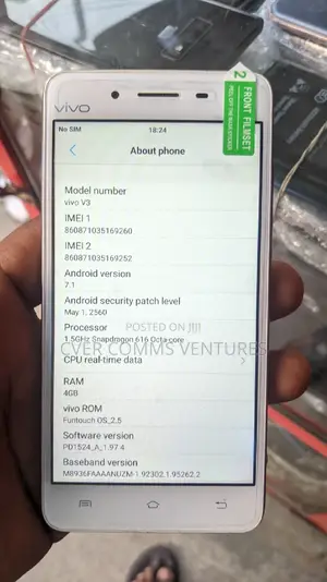 Vivo V3 32 GB Gold