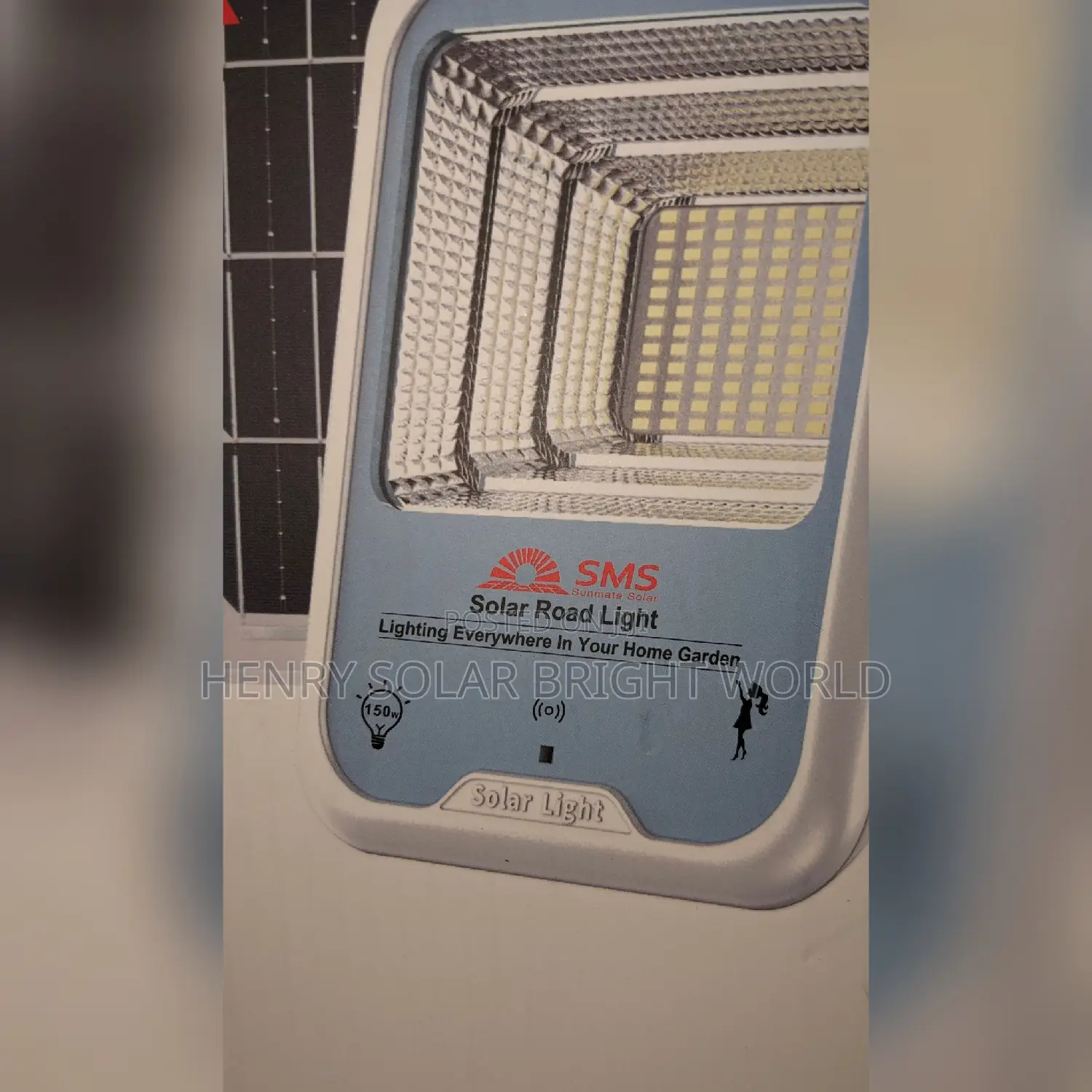 SMS 150w Solar Flood Light