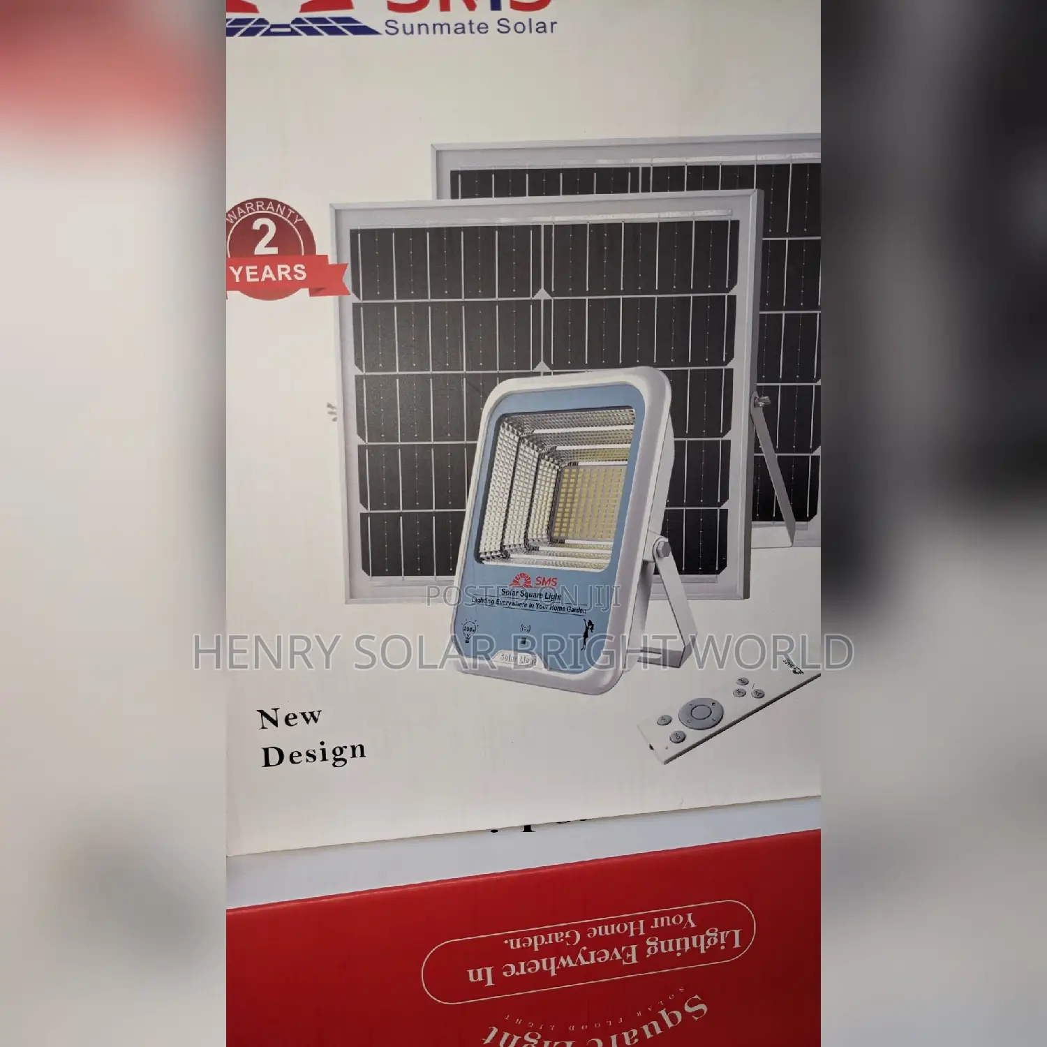 SMS 200W Solar Flood Light