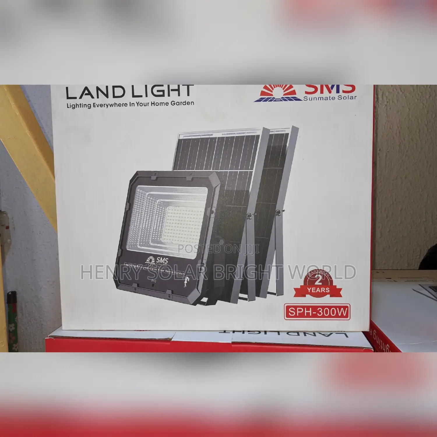 SMS 300W Solar Flood Light