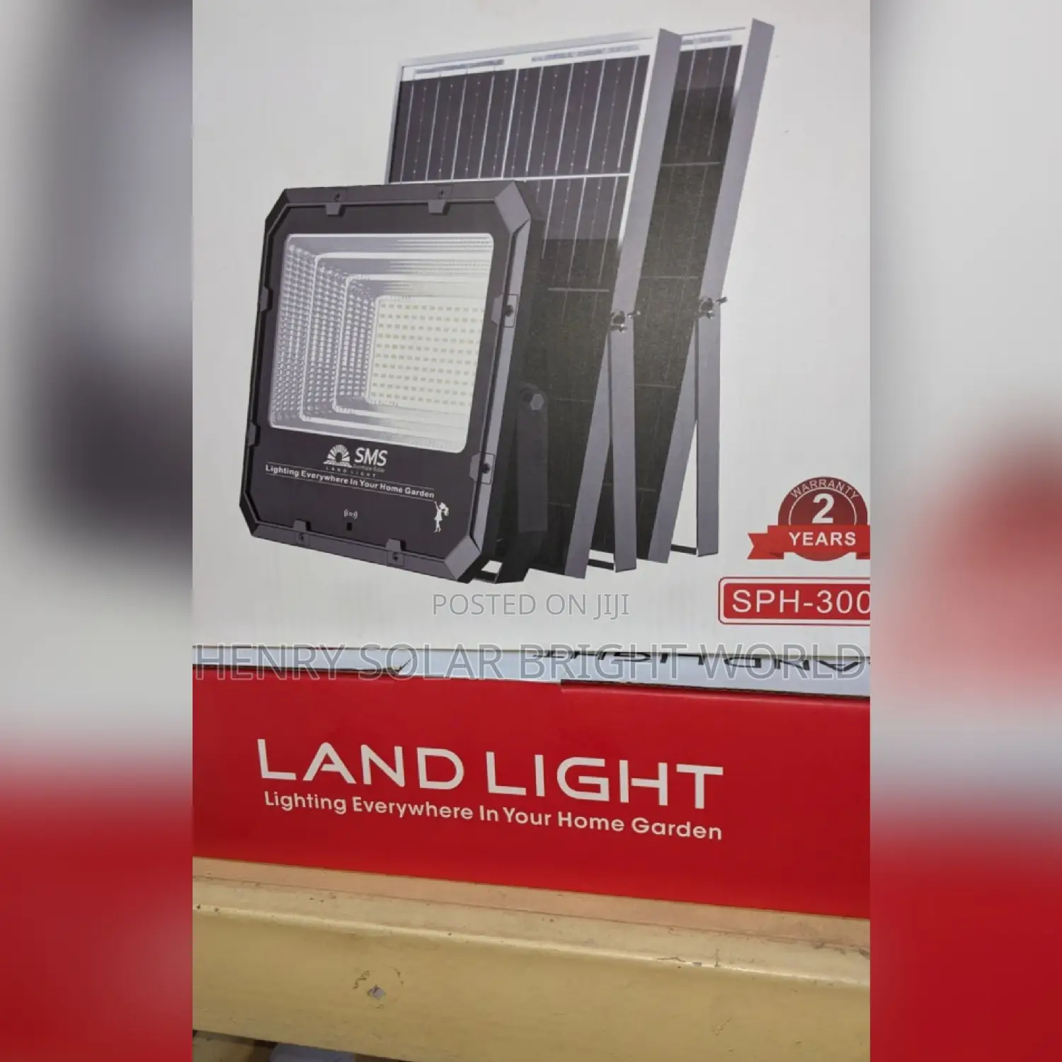 SMS 300W Solar Flood Light