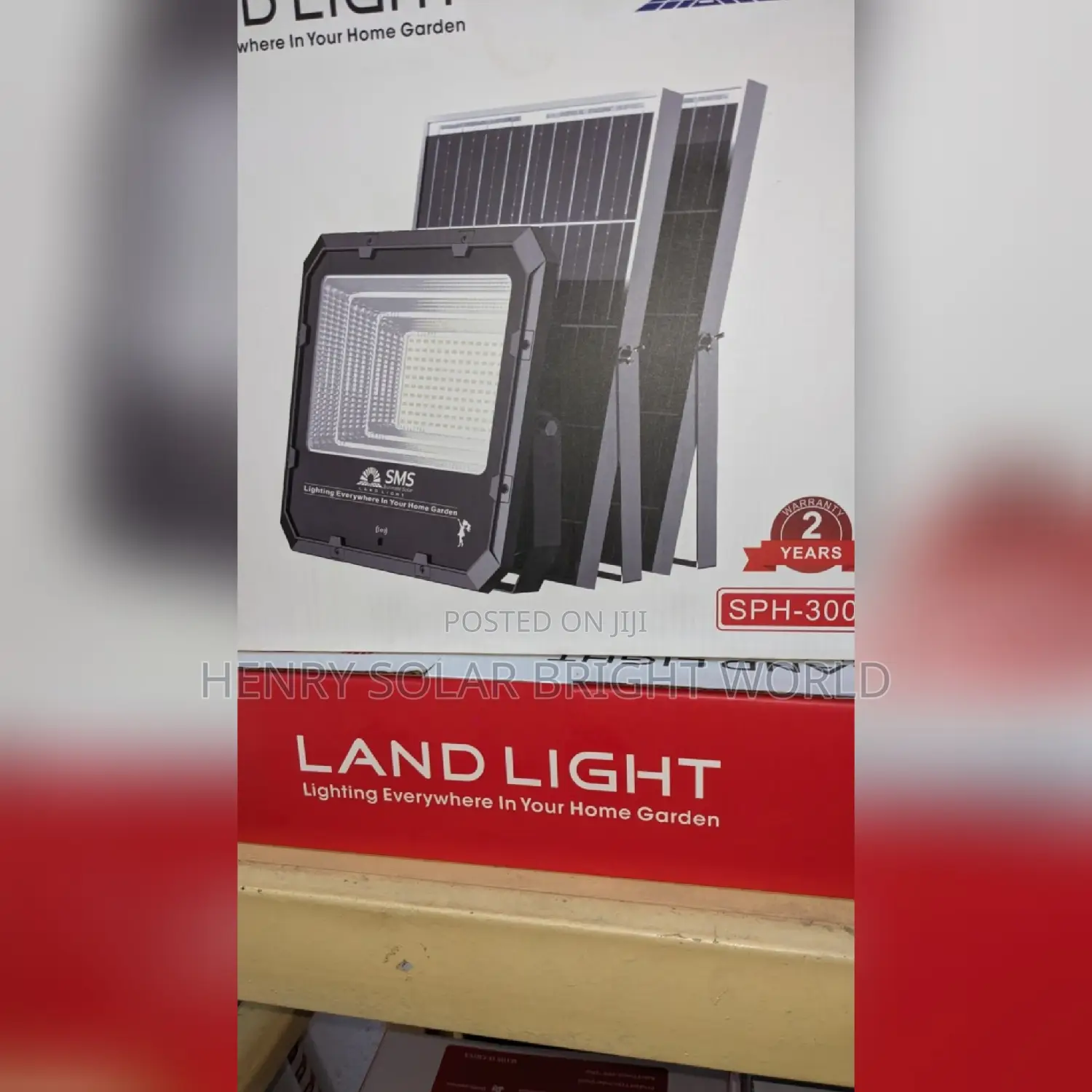SMS 300W Solar Flood Light