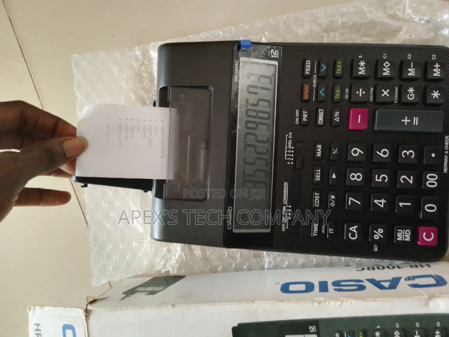 Casio Printing Calculator Hr-100rc