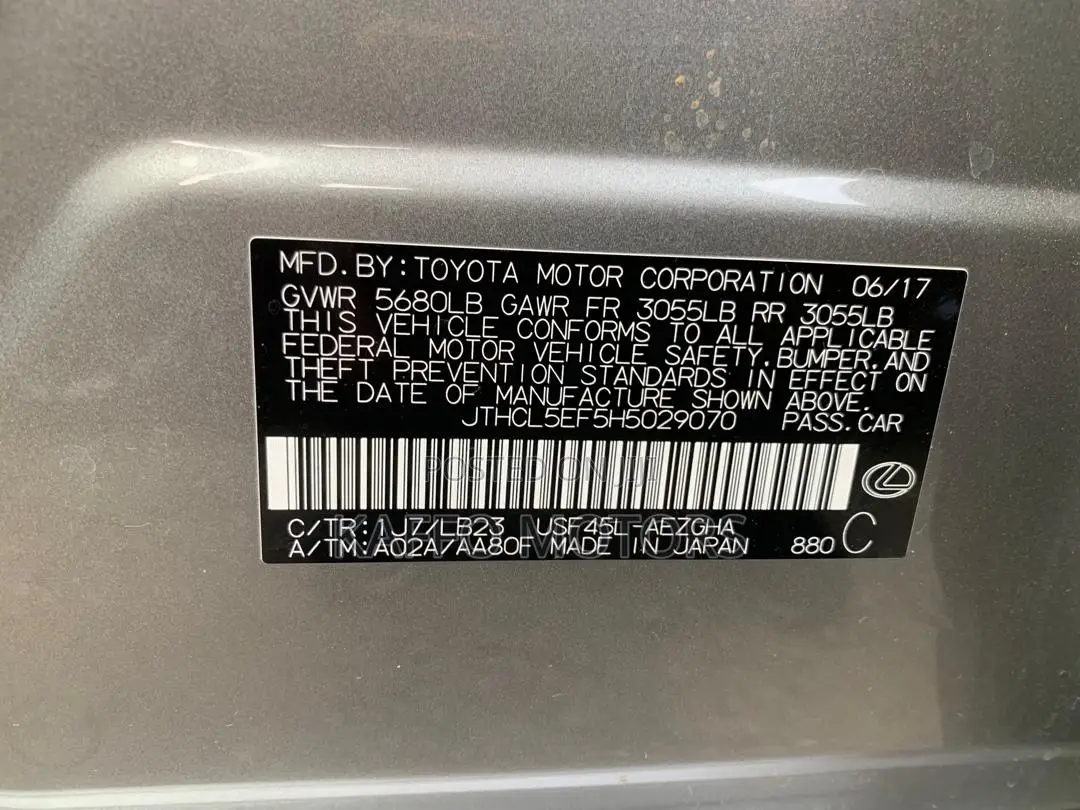 Lexus LS 460 L AWD 2017 Gray