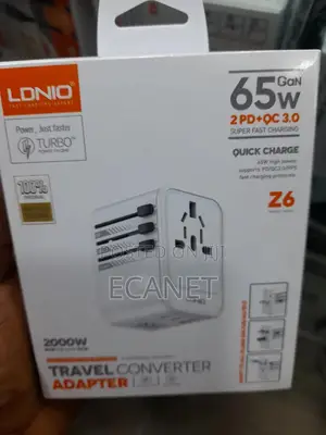 3 Usb Ports 65w Gan Travel Adapter Z6
