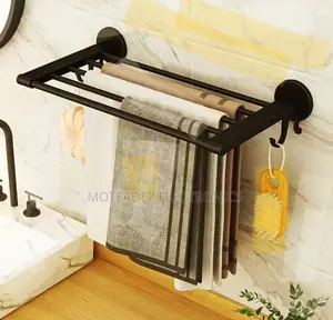 Multi Layers Wall Mount Bathroom Towel Hanger/Holder