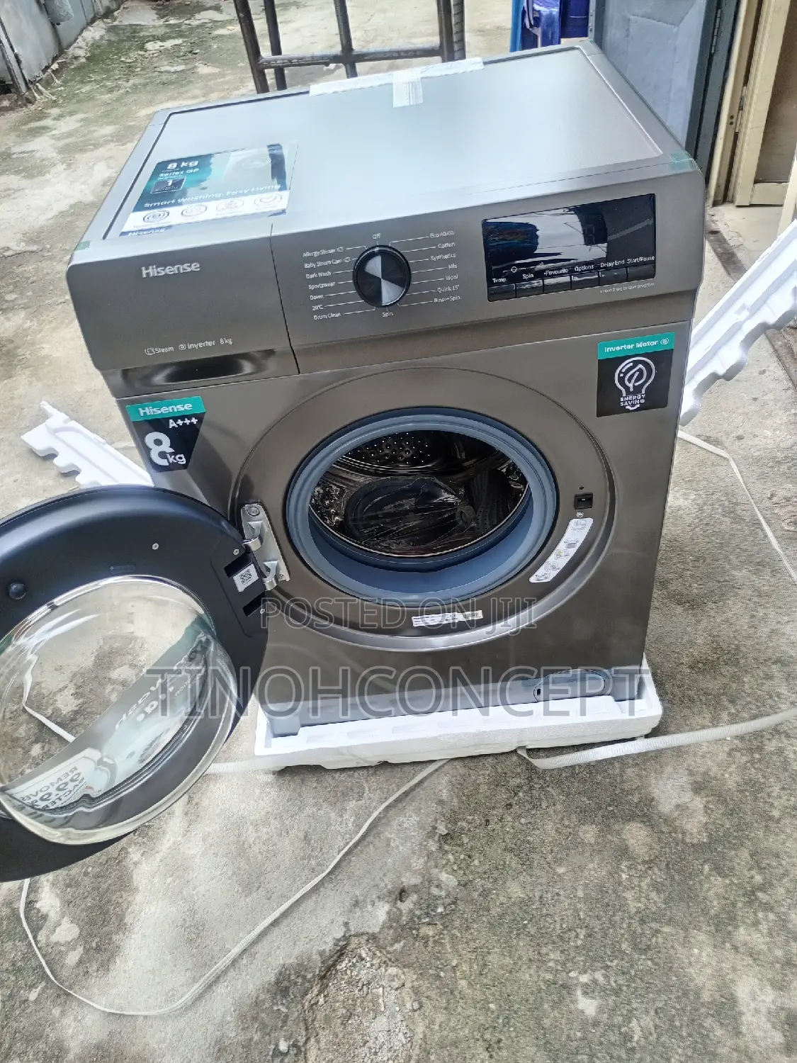 Hisense Inverter Washing Machine 8kg Front Loader