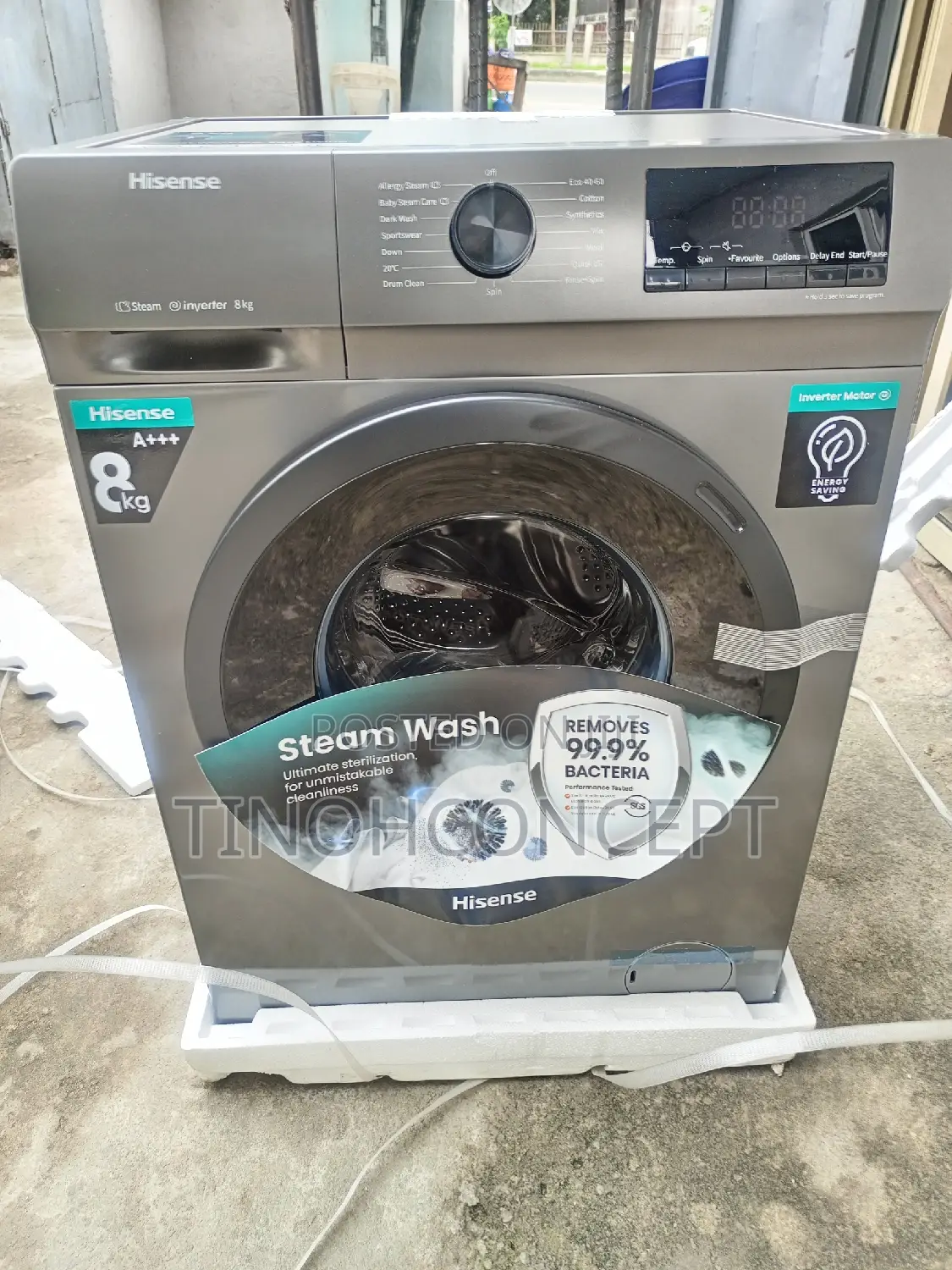 Hisense Inverter Washing Machine 8kg Front Loader