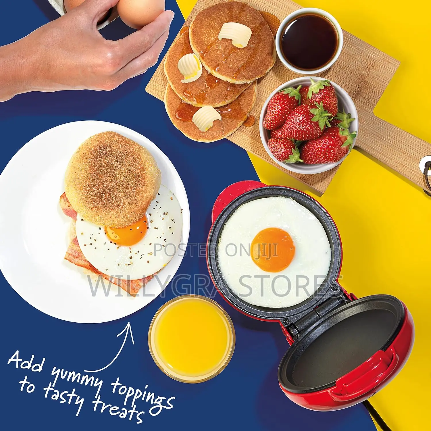 Giles Posner Mini Snack Maker - Non-Stick Multicooker