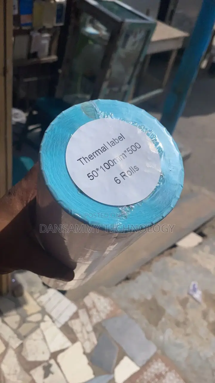 50×100mm Barcode Label Sticker