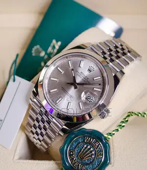 Original ROLEX DATE-JUST Silver Chain Available in Store