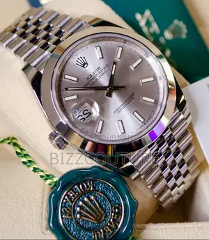 Original ROLEX DATE-JUST Silver Chain Available in Store
