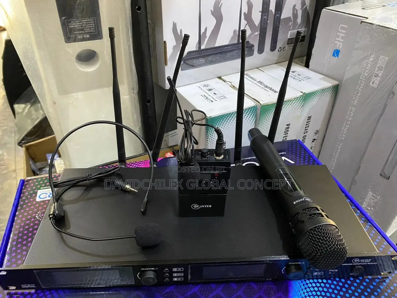 Uc Inter Ma6500 Professional Wireless Microphone