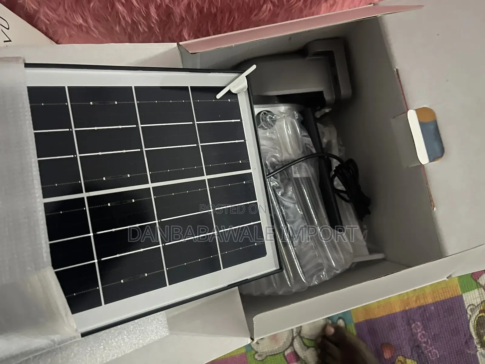 Observer Dual Lens Solar Cctv 4g Security Camera Black