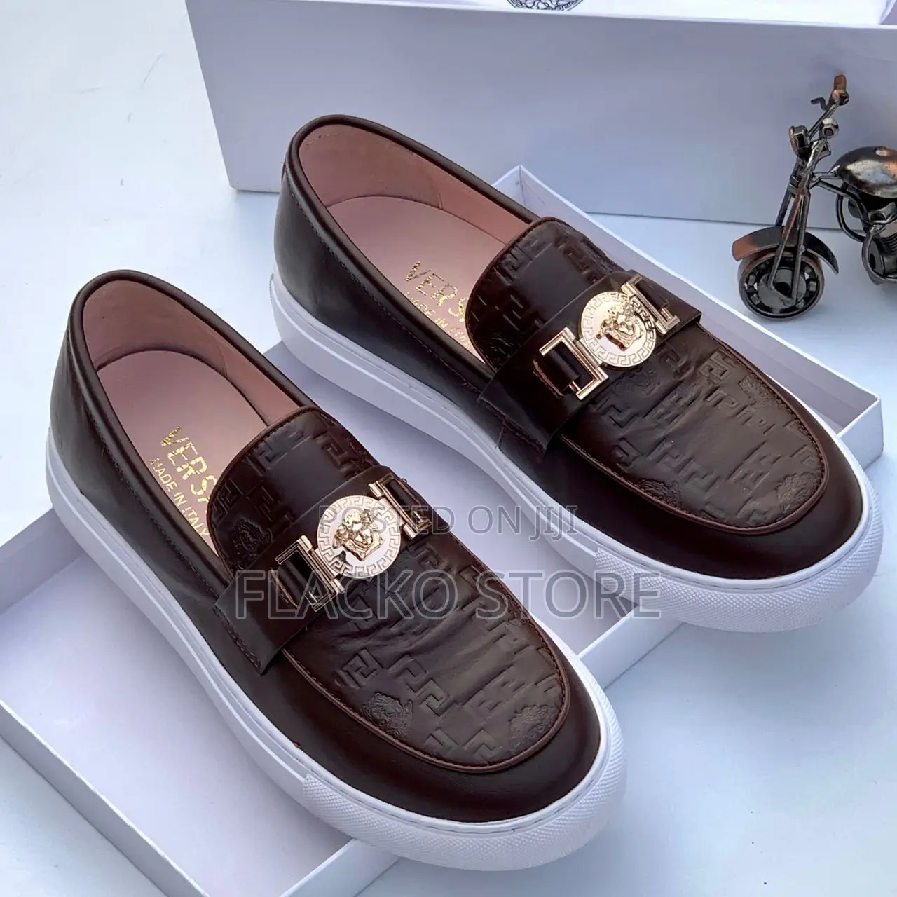 Original Versace Leather Sneakers