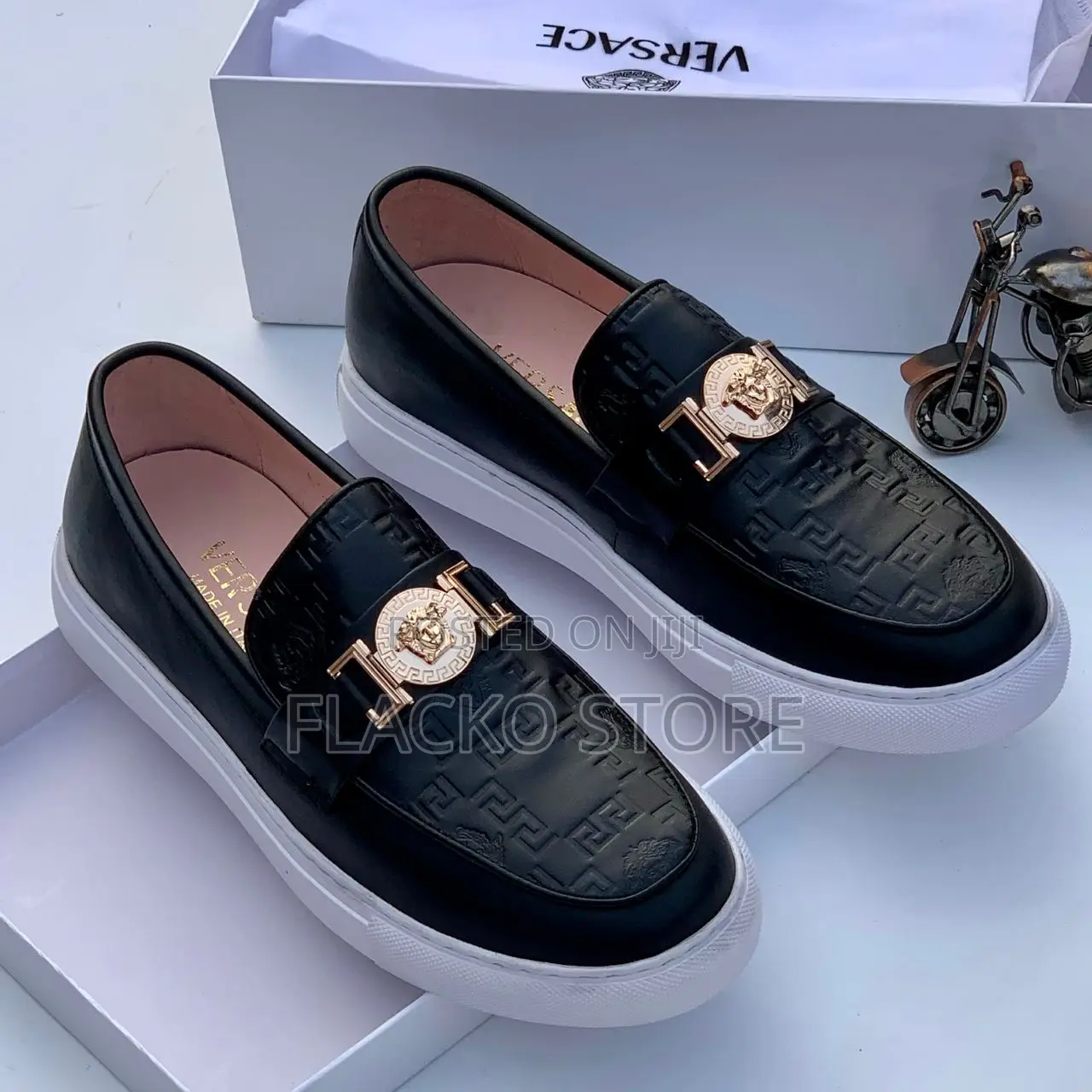 Original Versace Leather Sneakers