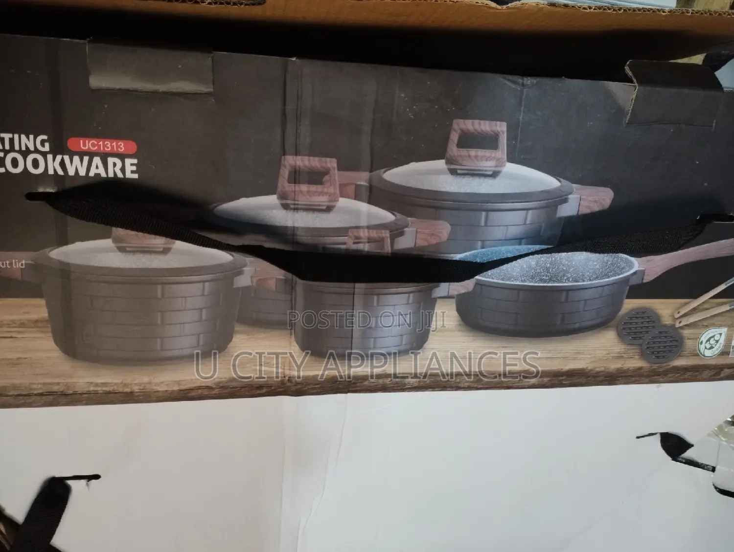 13 PCS Granite Coating Cookware Set Pot