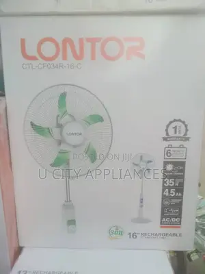 Reachable Fan With 5 Blades