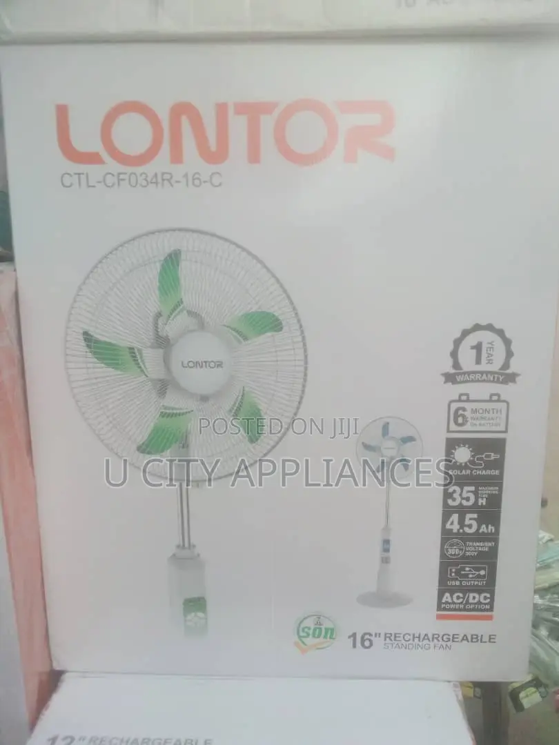 Reachable Fan With 5 Blades