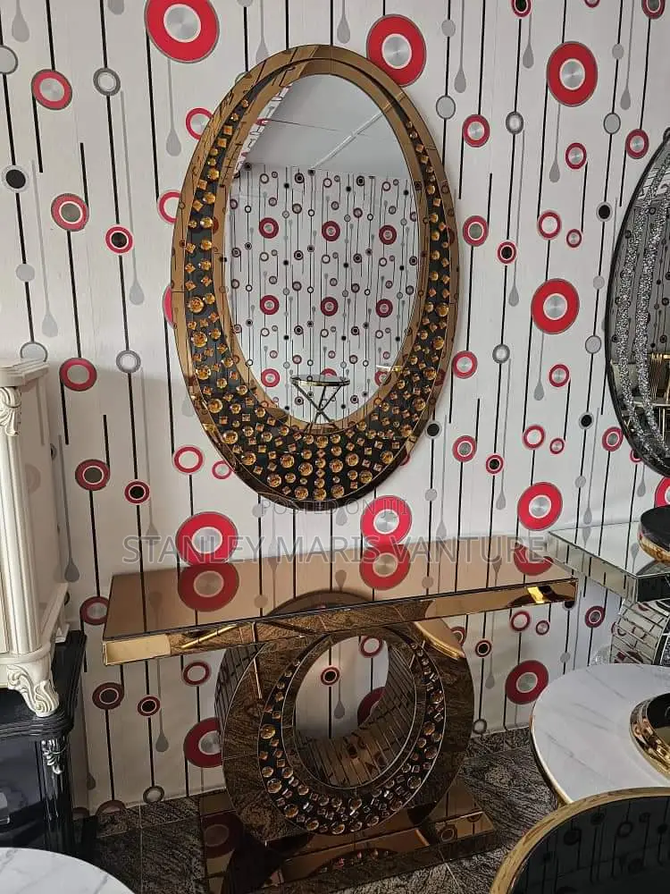 Executive Mirror Console Set