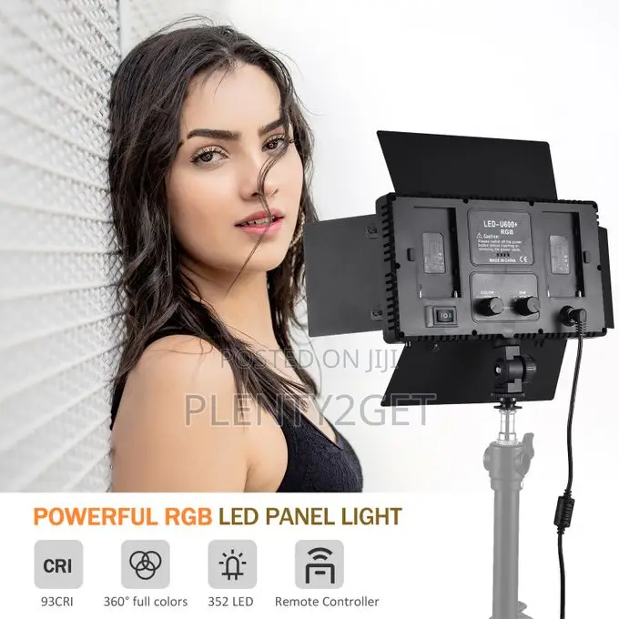 Bi-Color RGB Photography Light 36W LED Light Panel 352pcs