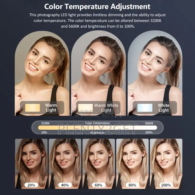 Bi-Color RGB Photography Light 36W LED Light Panel 352pcs