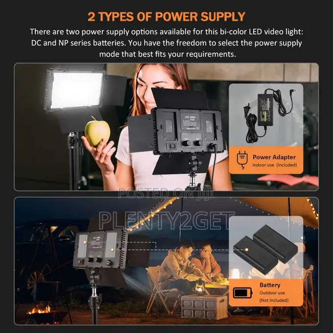 Bi-Color RGB Photography Light 36W LED Light Panel 352pcs