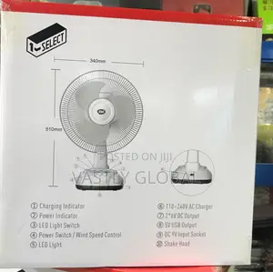 Rechargeable Ac/Dc Fan