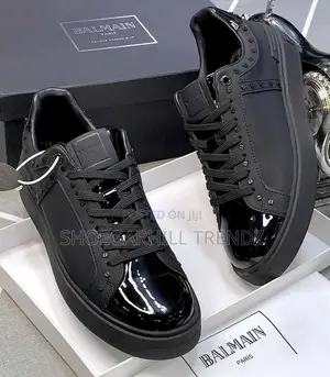 Balmain Sneakers- White and Black
