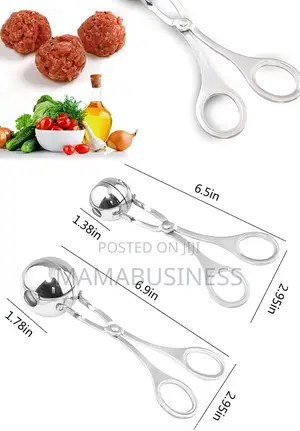 Stainless Steel Meat Ball Scoop, Cake Pop Maker-1pc