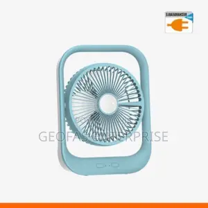 7" Lontor Rechargeable Adjustable High Speed Table Fan