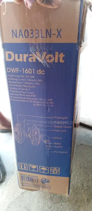 Duravolt 16" DC Wall Fan
