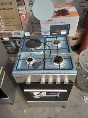 Scanfrost Gas Cooker 1 Electric and 3 Gas 2 Years Warranty