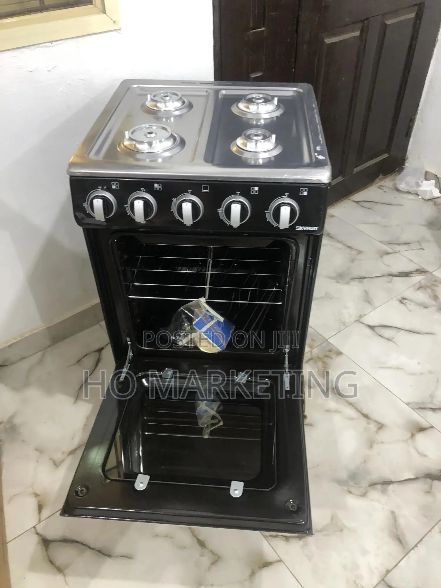 Skyrun 4 Burners Gas Cooker With Mechanical Timer