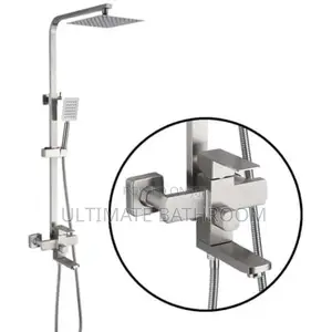 304 Square Anti Rust Standing Shower Mixer