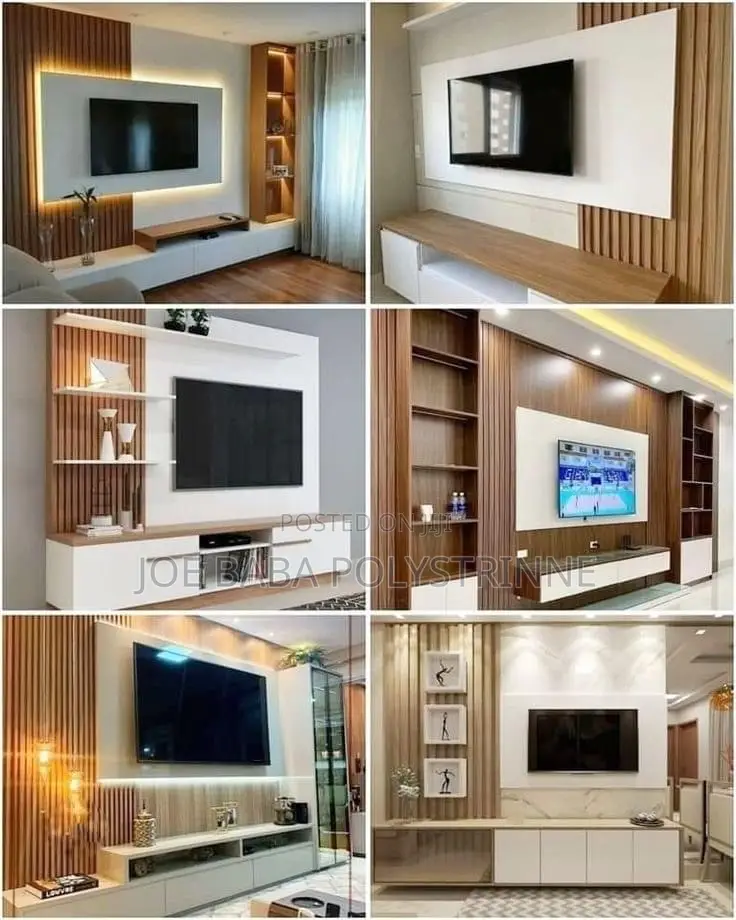 Polystyrene Celling Pop, Widow Wood, TV Wall