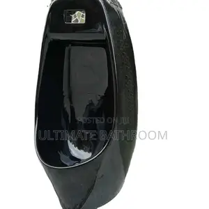 Black Urinal Bowl With Conduit Sensor