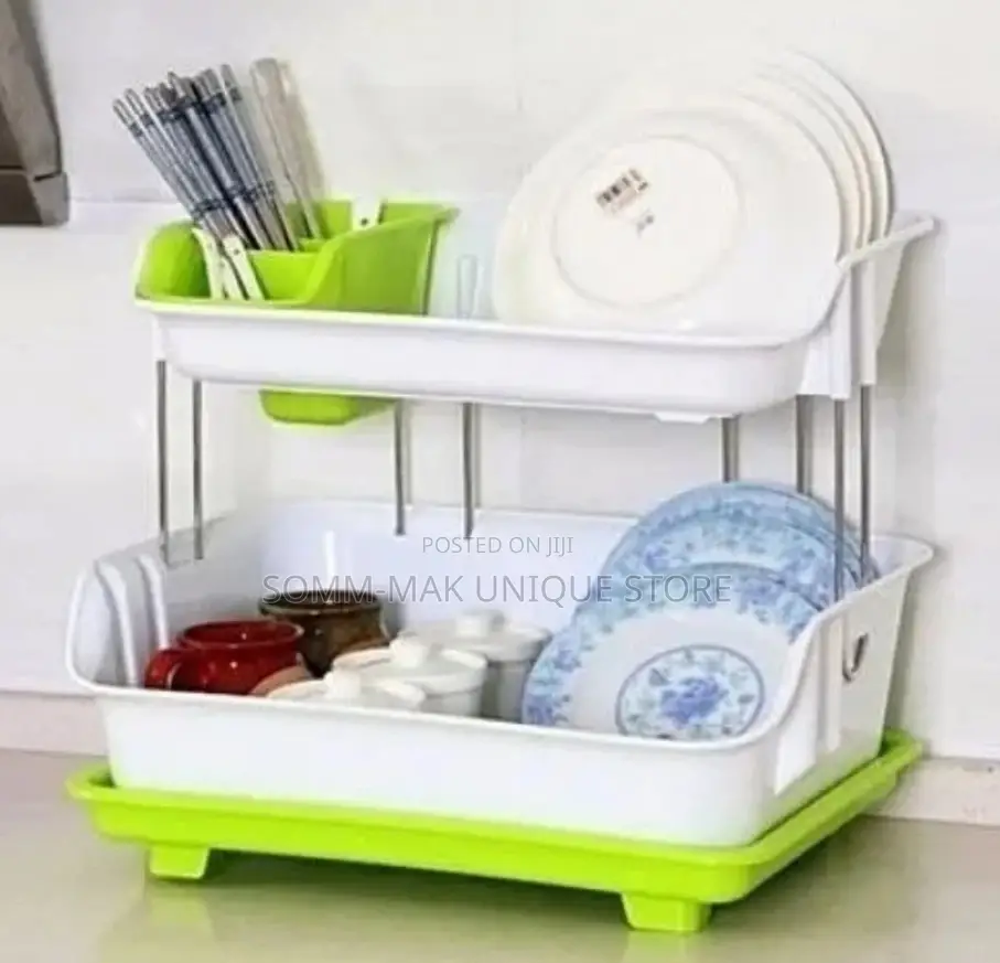 Plate Rack With Dish Drainage