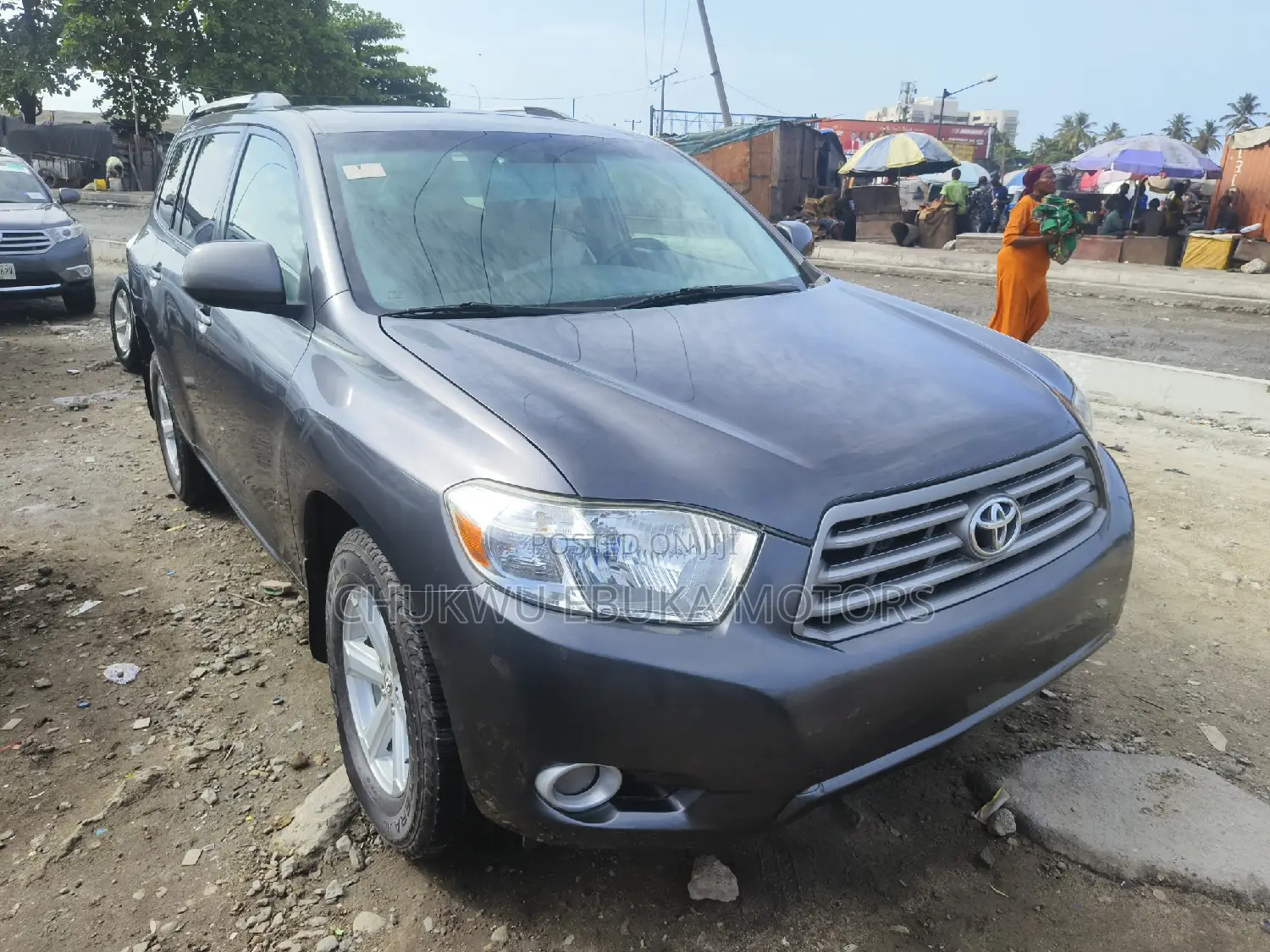 Toyota Highlander Limited 2008 Gray