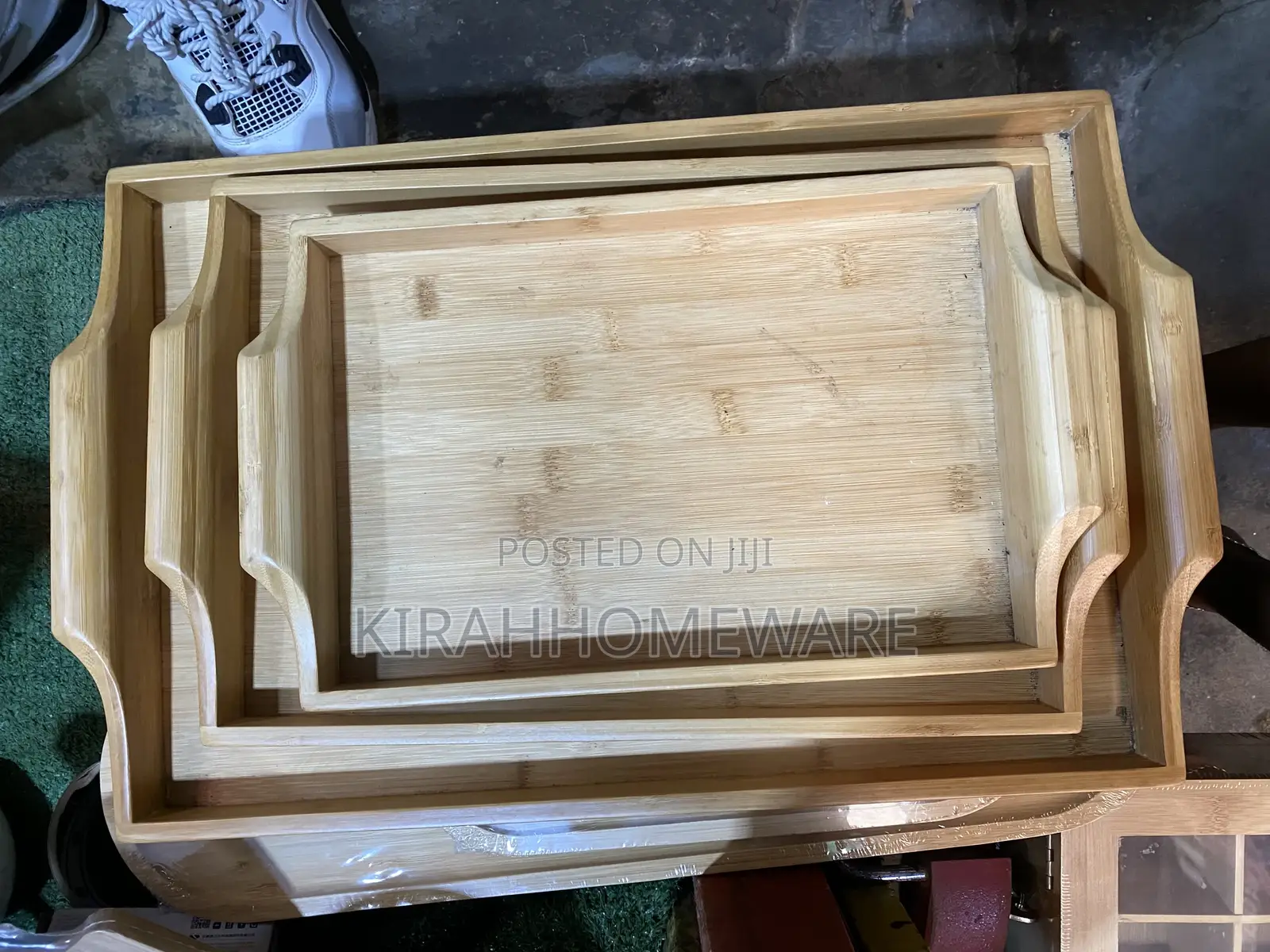 Bamboo Serving Tray ( 3in1)