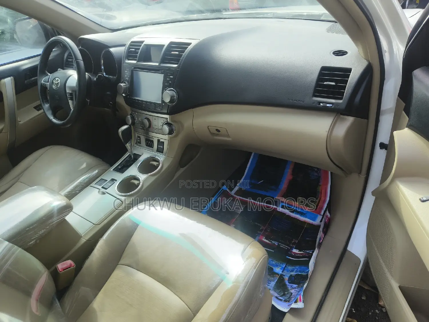 Toyota Highlander Limited 2012 White