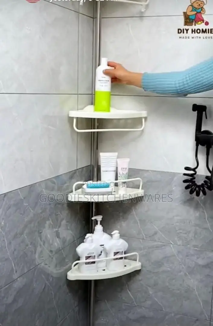 Bathroom Corner Shelf/ Rack