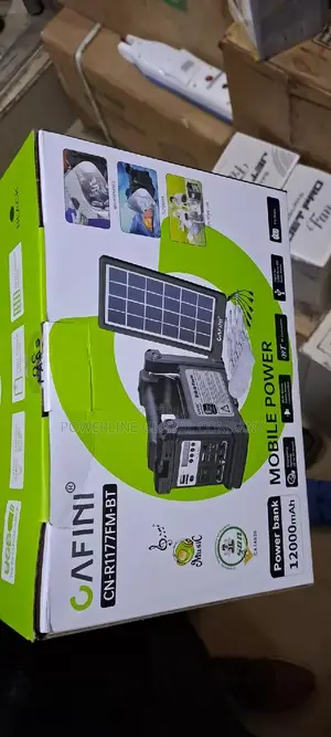 12000amh Solar Rechargeable Lightning Kit for Home's/Offices